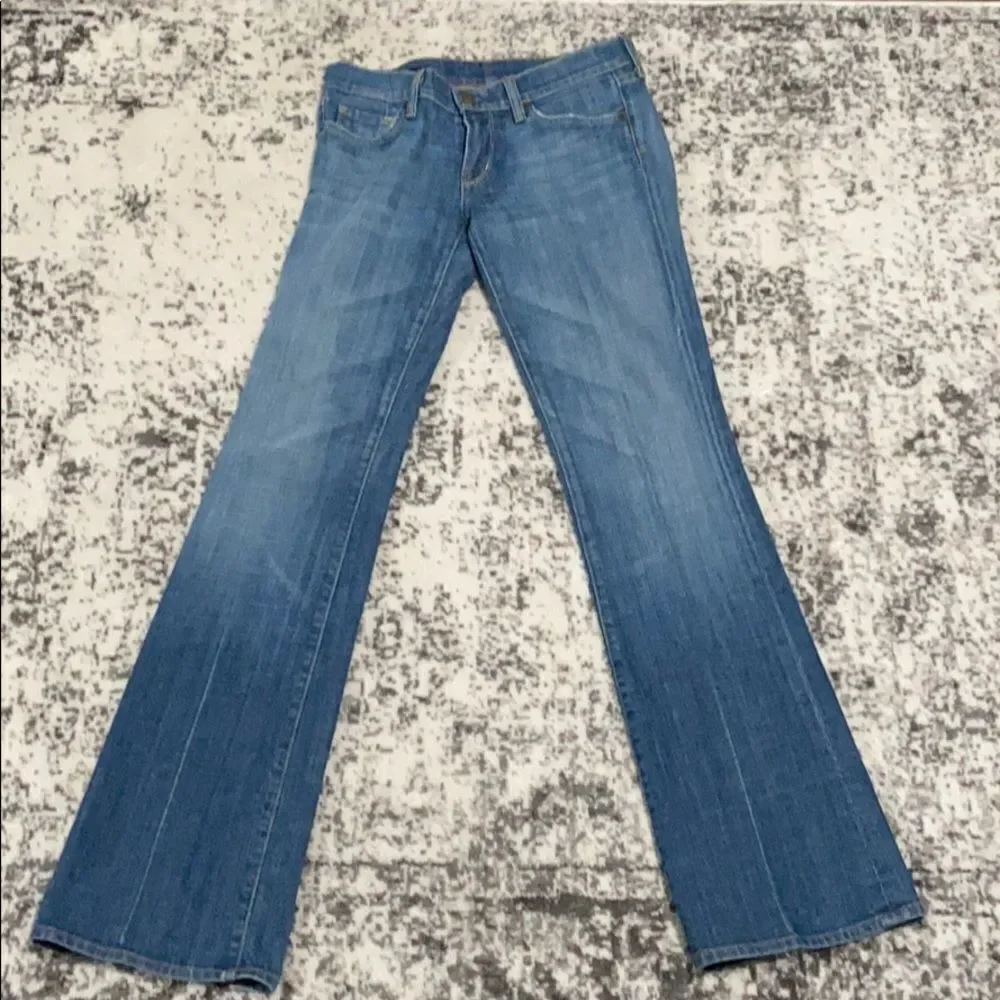 Citizens of Humanity Jeans size 28 EUC low waist straight leg boot cut - Picture 2 of 12